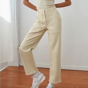 Aritzia Wilfred modern cargo pant in gd birch